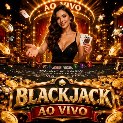 Mão de blackjack com cartas e fichas