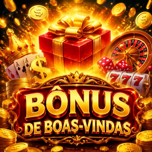 Bônus de boas-vindas com símbolo de presente